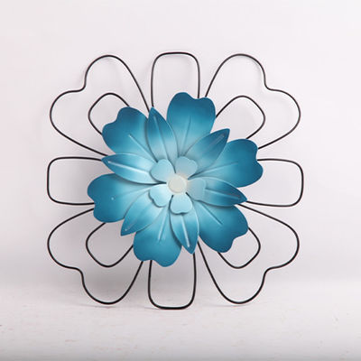 Metal Garden Ornaments Modern Flower Metal Garden Wall Decorations