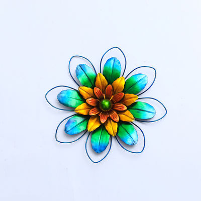 Metal Garden Ornaments Modern Flower Metal Garden Wall Decorations