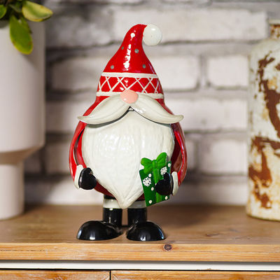 Santa Claus Custom Metal Christmas Decoration Ornaments Rustproof