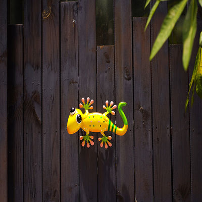Outdoor Metal Lizard Wall Decor Hanging Metal Wall Art Gecko