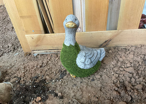 Chicken Duck Pottery Garden Ornaments Handmade Ceramic Garden Decorations